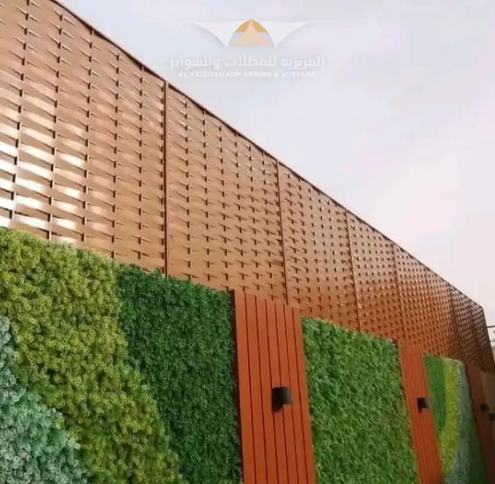 سواتر خشبية (بلاستيك معالج WPC)
